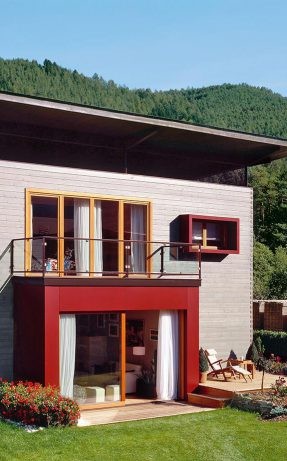 Eigenheim aus Massivholz: Rubner-Haus „Flora Trend“