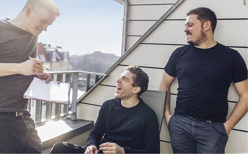 Die drei Senic-Gründer Felix Christmann, Tobias Eichenwald und Philip Michaelides (von links). Foto: Senic