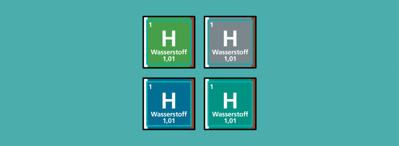 Energieträger Wasserstoff: Was bedeuten die verschiedenen Farben?